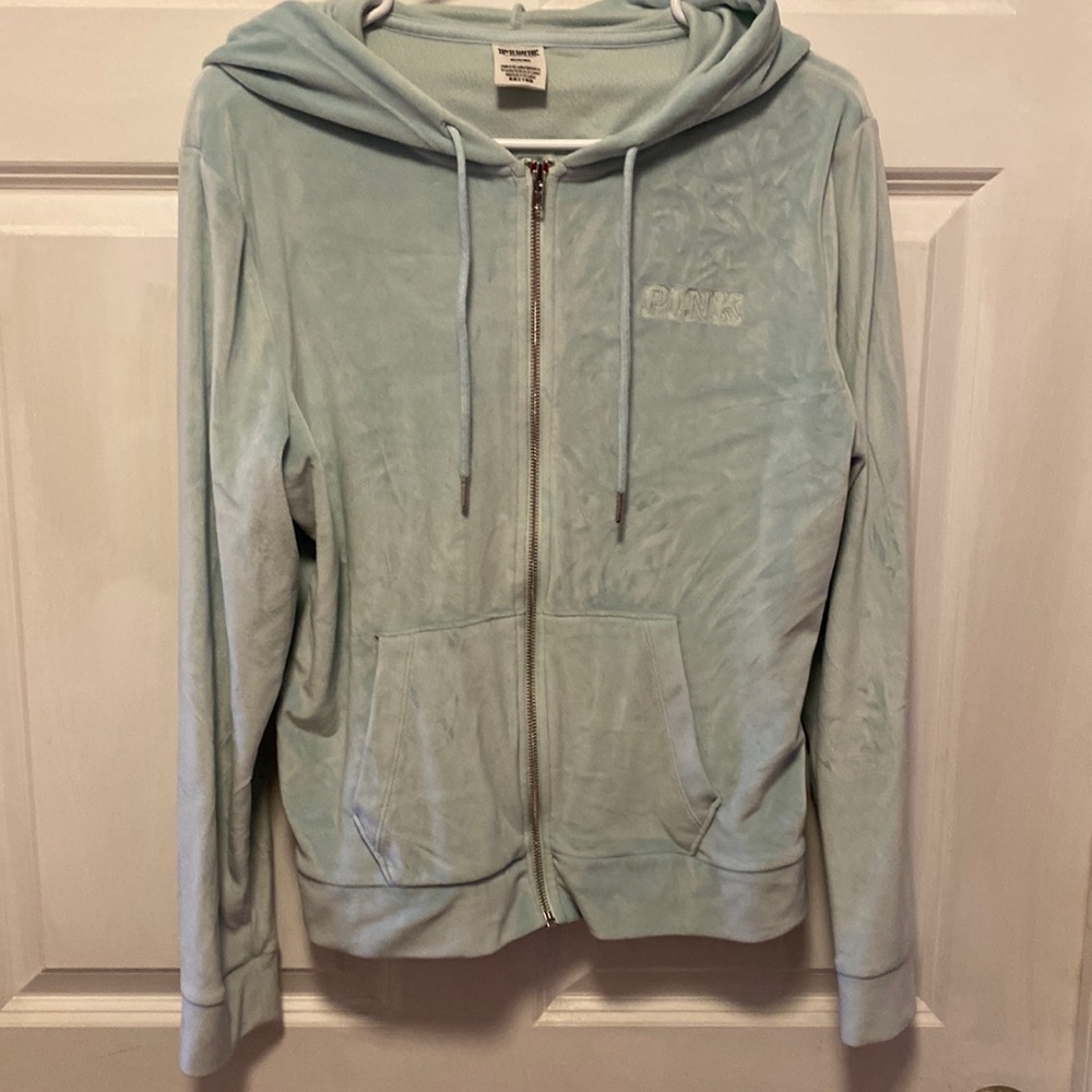 PINK ! Victoria’s Secret velour zip up